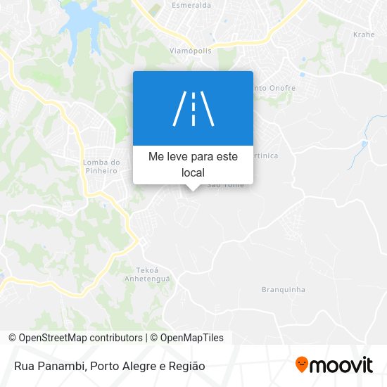 Rua Panambi mapa