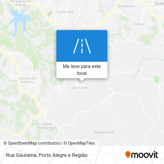 Rua Gaurama mapa