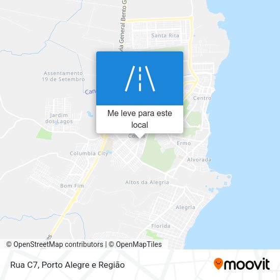 Rua C7 mapa