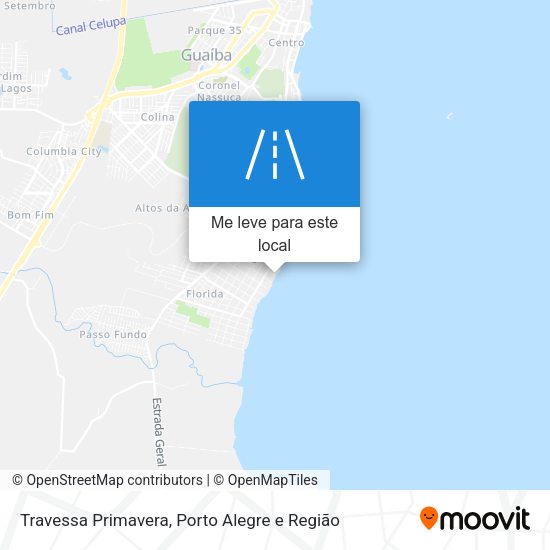Travessa Primavera mapa