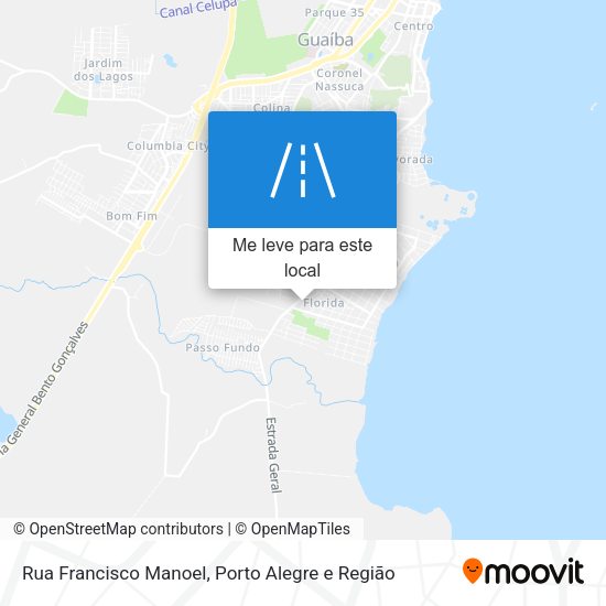 Rua Francisco Manoel mapa