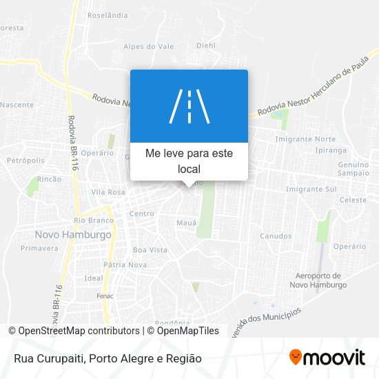 Rua Curupaiti mapa