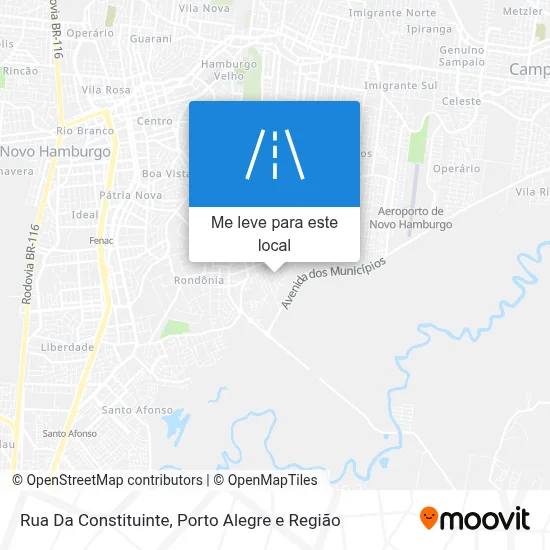 Rua Da Constituinte mapa