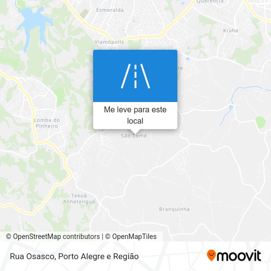 Rua Osasco mapa