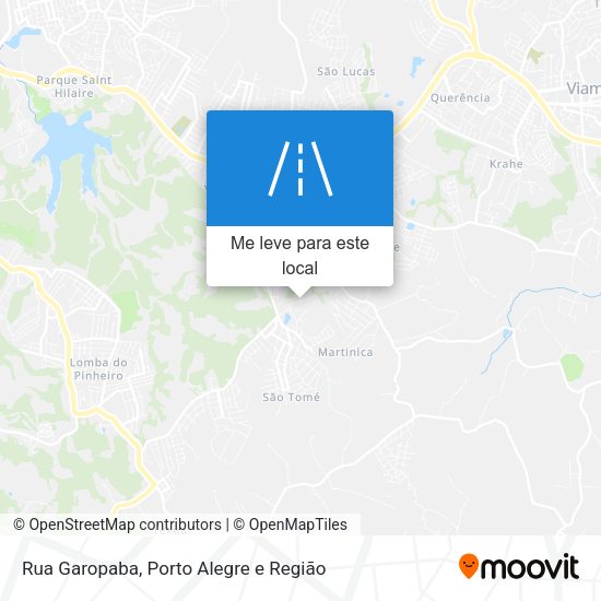 Rua Garopaba mapa