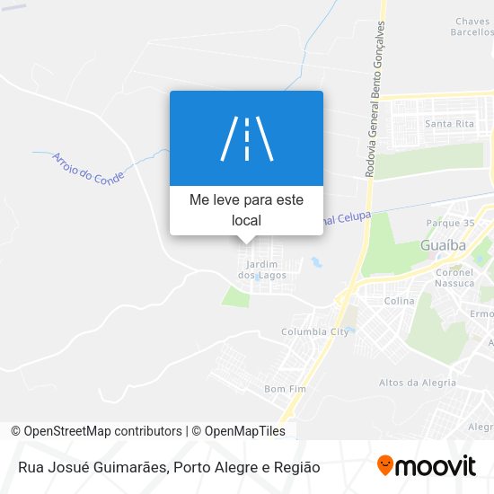 Rua Josué Guimarães mapa
