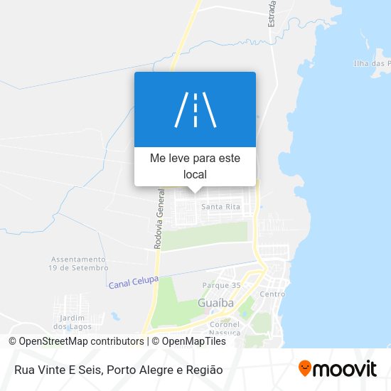 Rua Vinte E Seis mapa
