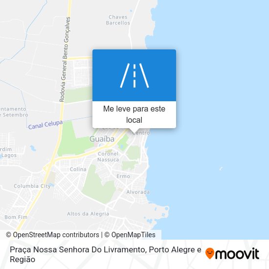 Praça Nossa Senhora Do Livramento mapa