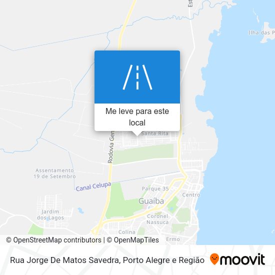 Rua Jorge De Matos Savedra mapa
