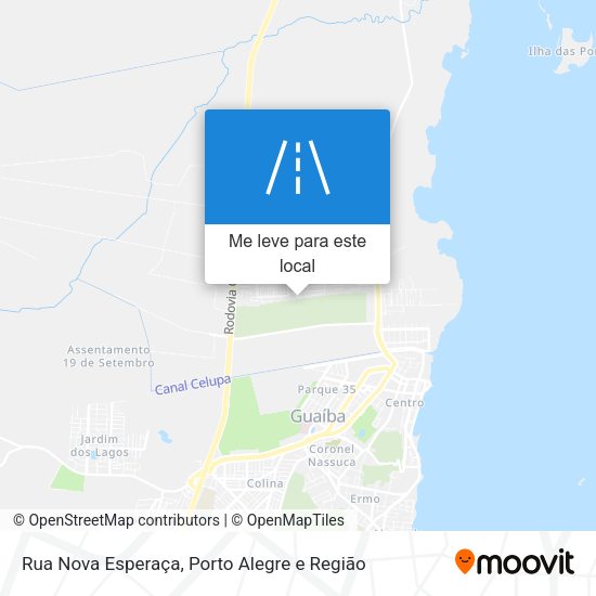 Rua Nova Esperaça mapa