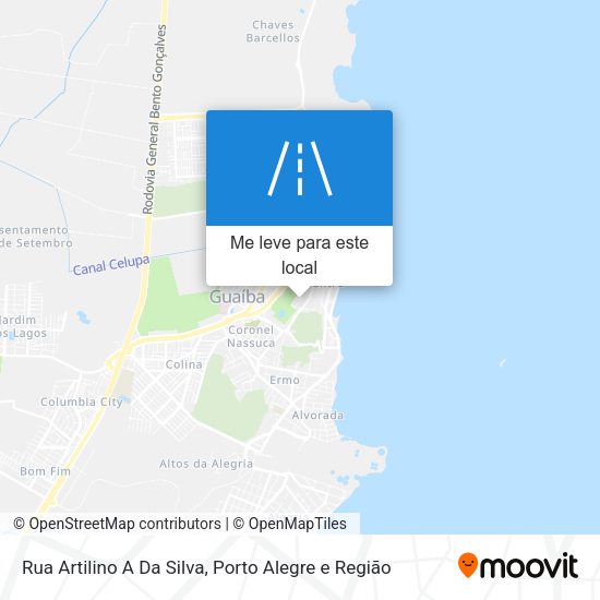 Rua Artilino A Da Silva mapa