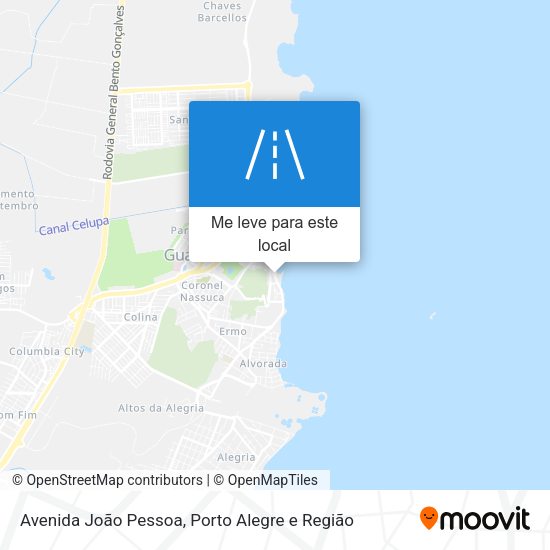 Avenida João Pessoa mapa