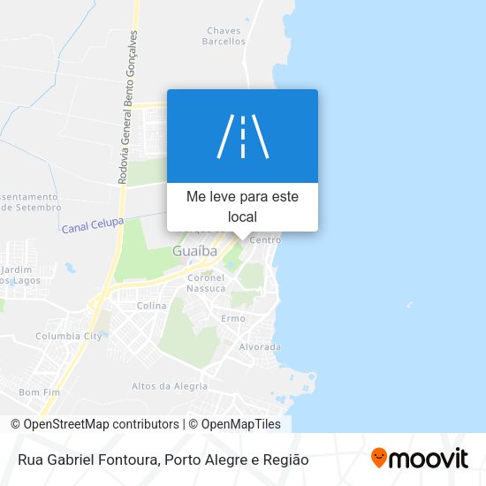 Rua Gabriel Fontoura mapa