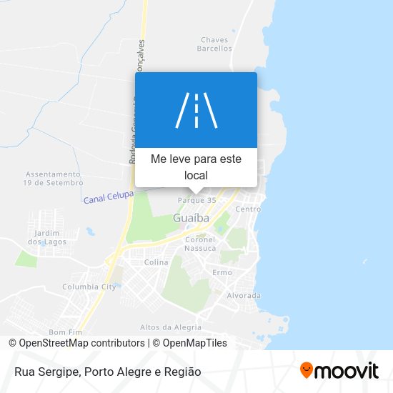 Rua Sergipe mapa