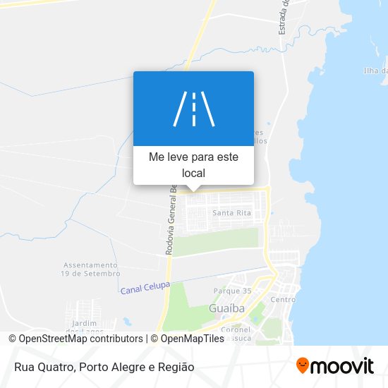 Rua Quatro mapa