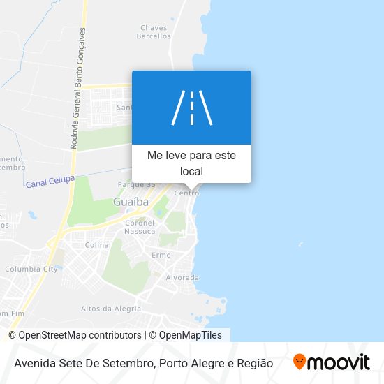 Avenida Sete De Setembro mapa
