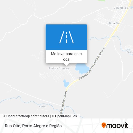 Rua Oito mapa