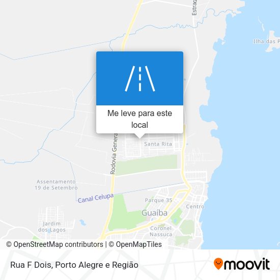 Rua F Dois mapa