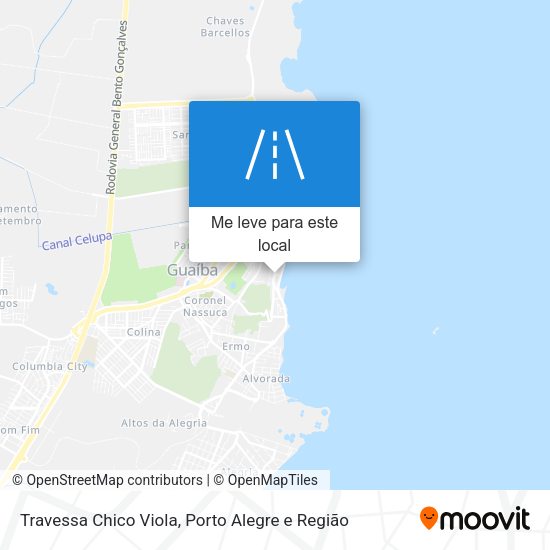 Travessa Chico Viola mapa