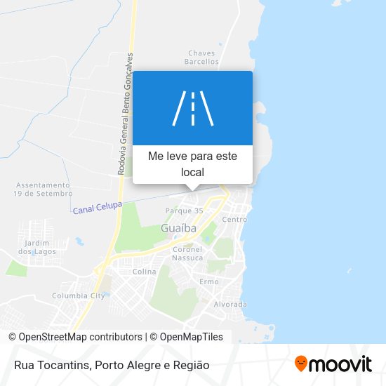 Rua Tocantins mapa