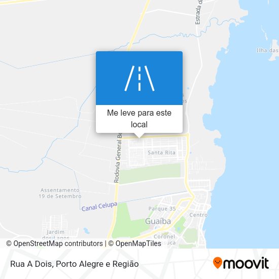 Rua A Dois mapa