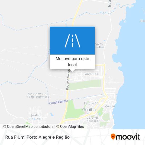 Rua F Um mapa