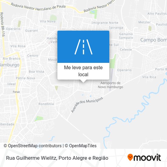 Rua Guilherme Wielitz mapa