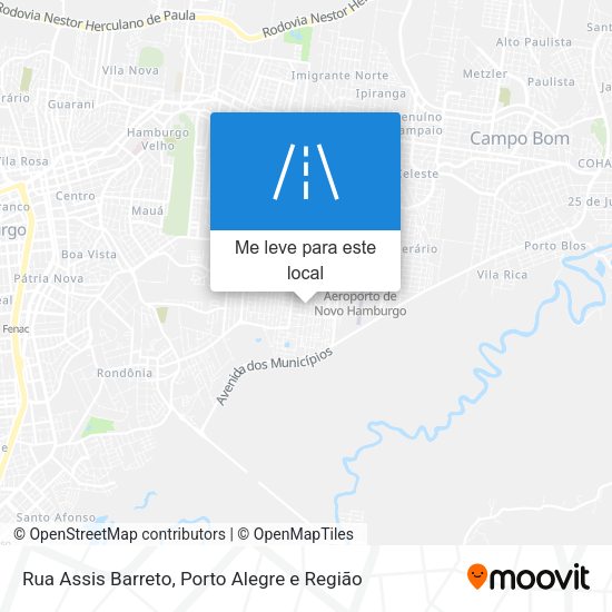Rua Assis Barreto mapa