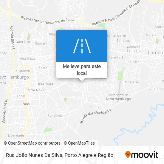 Rua João Nunes Da Silva mapa