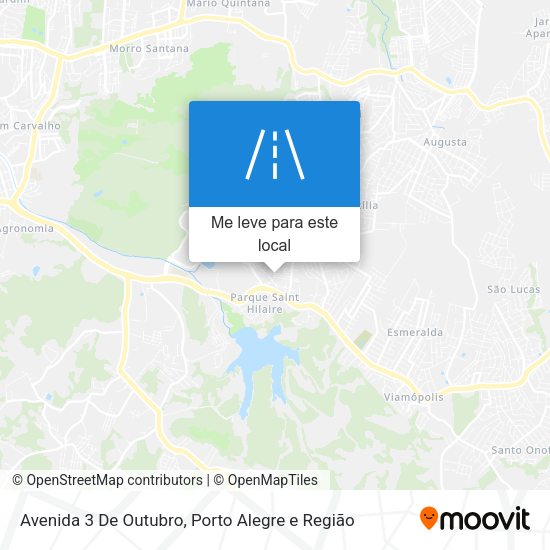 Avenida 3 De Outubro mapa