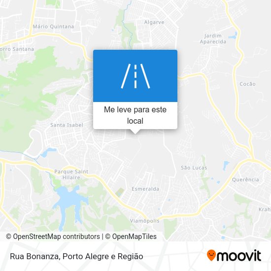 Rua Bonanza mapa