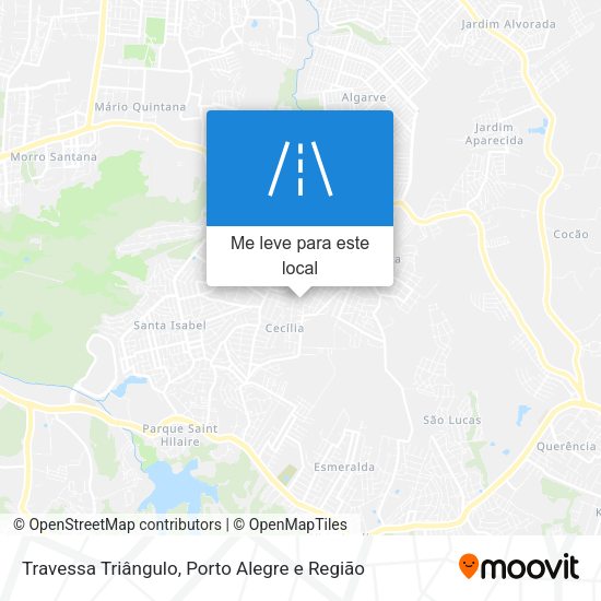 Travessa Triângulo mapa