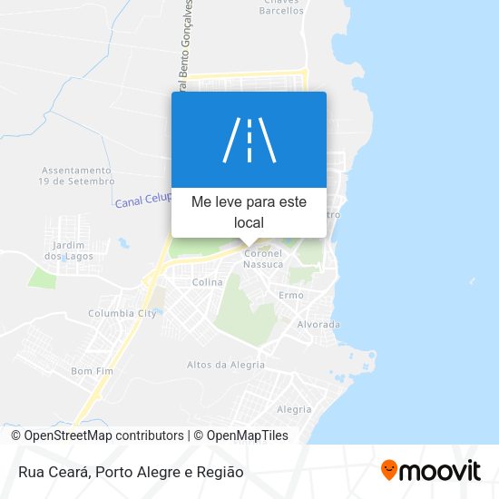 Rua Ceará mapa