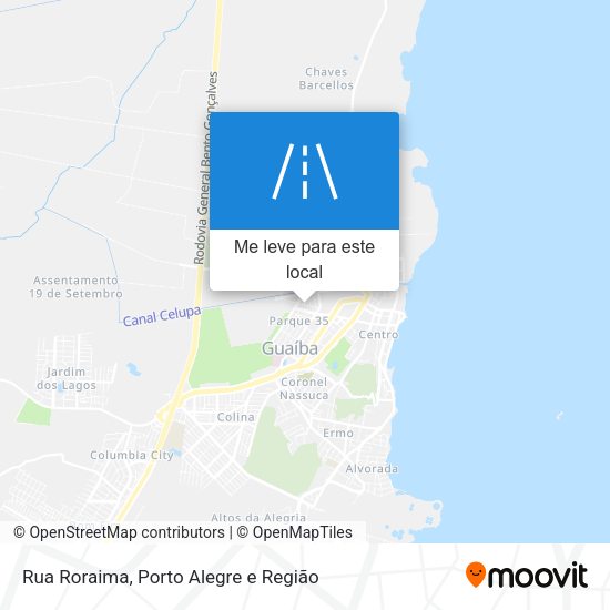 Rua Roraima mapa