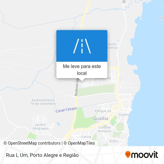Rua L Um mapa