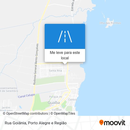 Rua Goiânia mapa