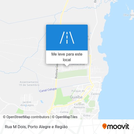 Rua M Dois mapa
