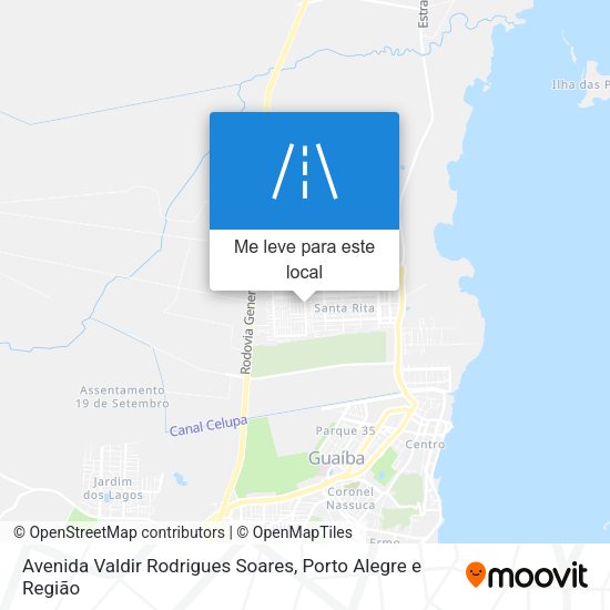 Avenida Valdir Rodrigues Soares mapa
