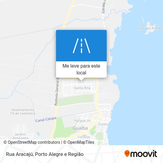 Rua Aracajú mapa