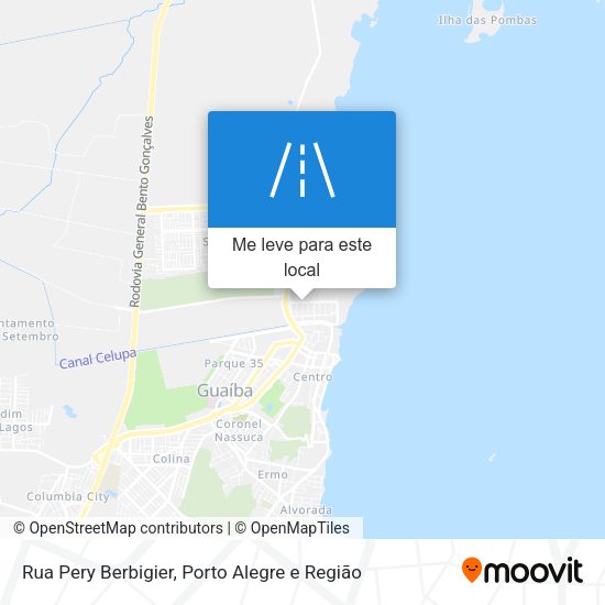 Rua Pery Berbigier mapa
