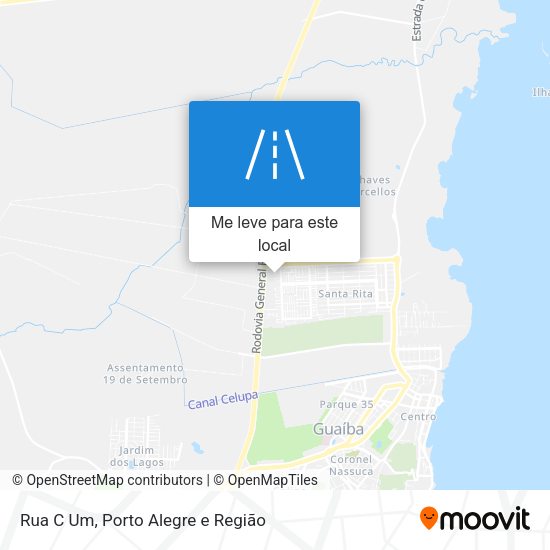 Rua C Um mapa