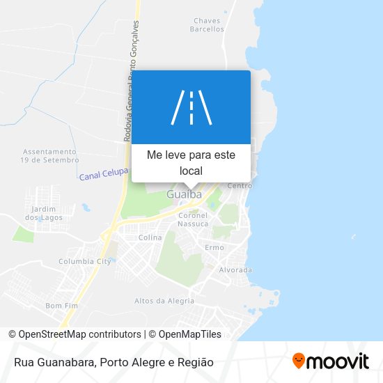 Rua Guanabara mapa
