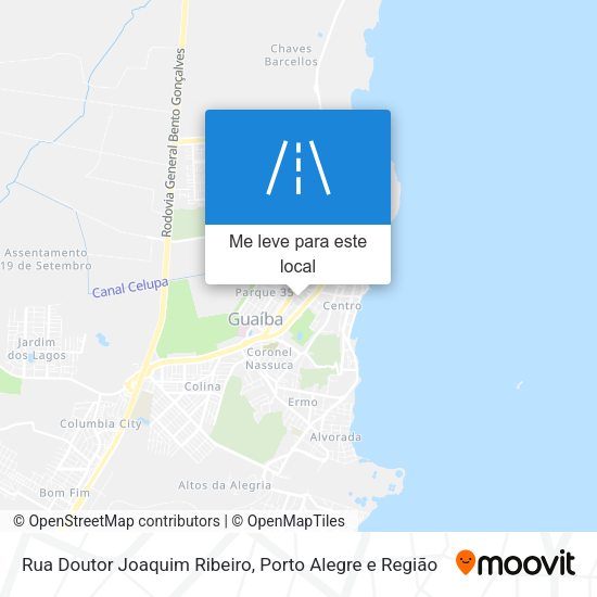 Rua Doutor Joaquim Ribeiro mapa