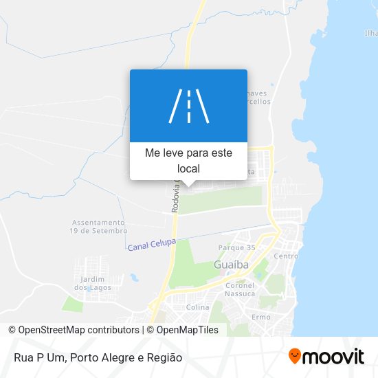 Rua P Um mapa