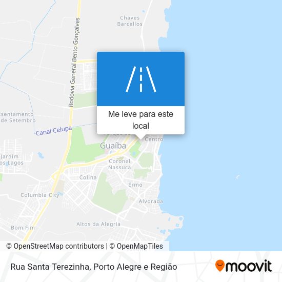Rua Santa Terezinha mapa