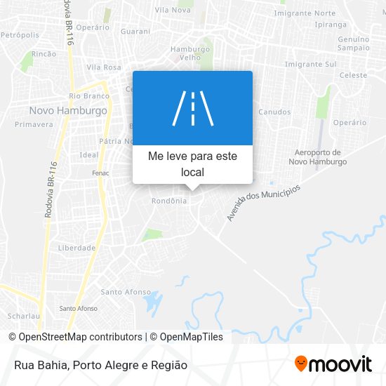 Rua Bahia mapa