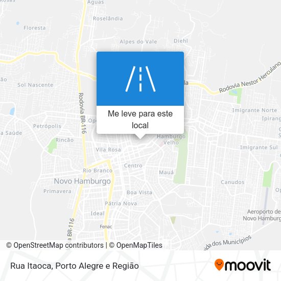 Rua Itaoca mapa