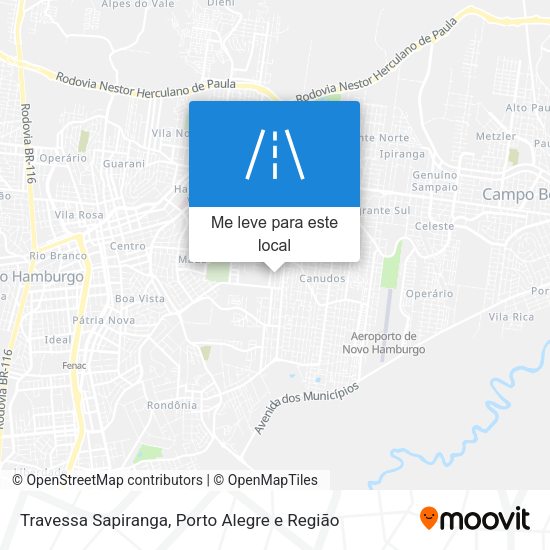 Travessa Sapiranga mapa
