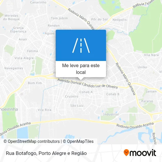 Rua Botafogo mapa