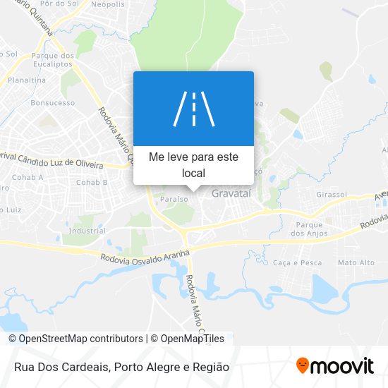Rua Dos Cardeais mapa